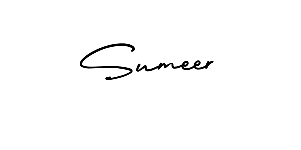 Sumeer stylish signature style. Best Handwritten Sign (AmerikaSignatureDemo-Regular) for my name. Handwritten Signature Collection Ideas for my name Sumeer. Sumeer signature style 3 images and pictures png