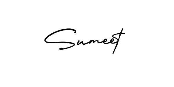 You should practise on your own different ways (AmerikaSignatureDemo-Regular) to write your name (Sumeet) in signature. don't let someone else do it for you. Sumeet signature style 3 images and pictures png