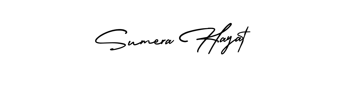 Also You can easily find your signature by using the search form. We will create Sumera Hayat name handwritten signature images for you free of cost using AmerikaSignatureDemo-Regular sign style. Sumera Hayat signature style 3 images and pictures png