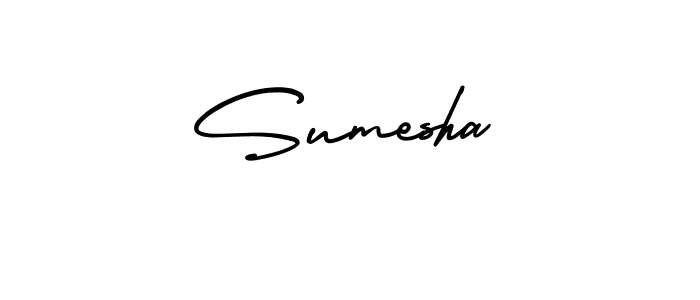 Best and Professional Signature Style for Sumesha. AmerikaSignatureDemo-Regular Best Signature Style Collection. Sumesha signature style 3 images and pictures png