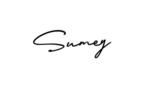 Make a beautiful signature design for name Sumey. With this signature (AmerikaSignatureDemo-Regular) style, you can create a handwritten signature for free. Sumey signature style 3 images and pictures png
