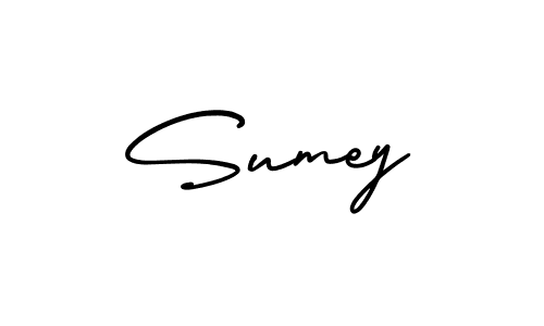 Make a beautiful signature design for name Sumey. With this signature (AmerikaSignatureDemo-Regular) style, you can create a handwritten signature for free. Sumey signature style 3 images and pictures png