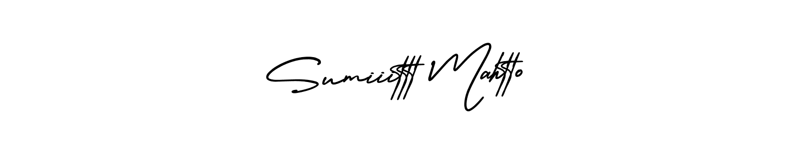 Create a beautiful signature design for name Sumiiittt Mahtto. With this signature (AmerikaSignatureDemo-Regular) fonts, you can make a handwritten signature for free. Sumiiittt Mahtto signature style 3 images and pictures png