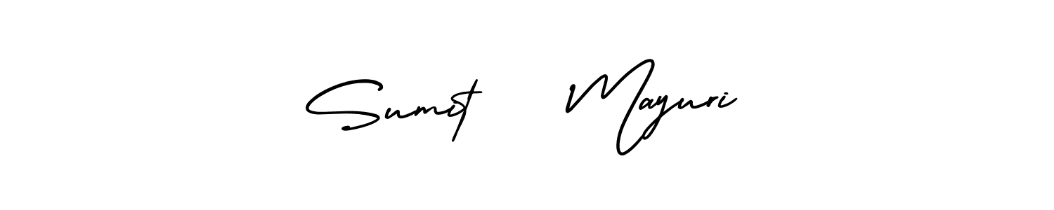 Once you've used our free online signature maker to create your best signature AmerikaSignatureDemo-Regular style, it's time to enjoy all of the benefits that Sumit    Mayuri name signing documents. Sumit    Mayuri signature style 3 images and pictures png