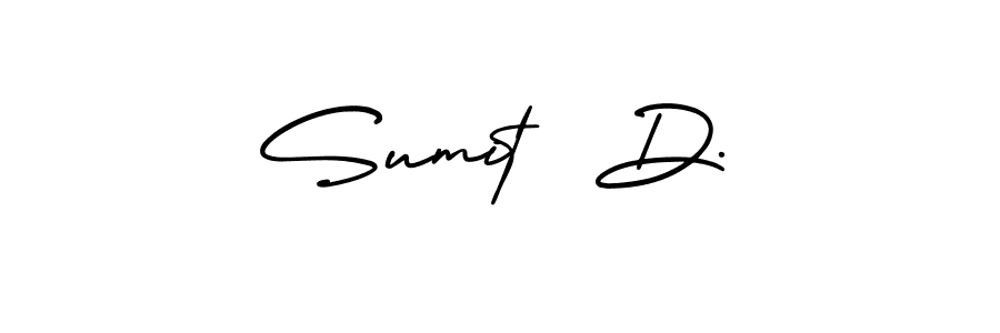 AmerikaSignatureDemo-Regular is a professional signature style that is perfect for those who want to add a touch of class to their signature. It is also a great choice for those who want to make their signature more unique. Get Sumit  D. name to fancy signature for free. Sumit  D. signature style 3 images and pictures png