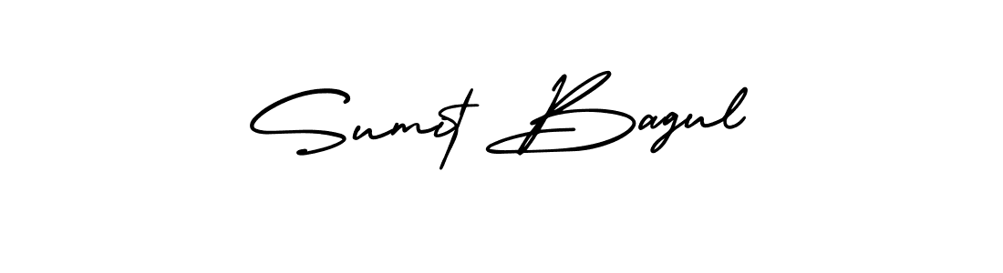 Make a beautiful signature design for name Sumit Bagul. With this signature (AmerikaSignatureDemo-Regular) style, you can create a handwritten signature for free. Sumit Bagul signature style 3 images and pictures png