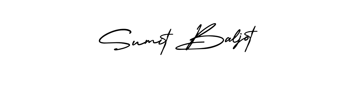 Use a signature maker to create a handwritten signature online. With this signature software, you can design (AmerikaSignatureDemo-Regular) your own signature for name Sumit Baljot. Sumit Baljot signature style 3 images and pictures png