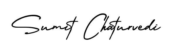 Get inspired by this graceful AmerikaSignatureDemo-Regular signature style for name Sumit Chaturvedi. Smooth loops and balanced proportions for everyday use. Sumit Chaturvedi signature style 3 images and pictures png