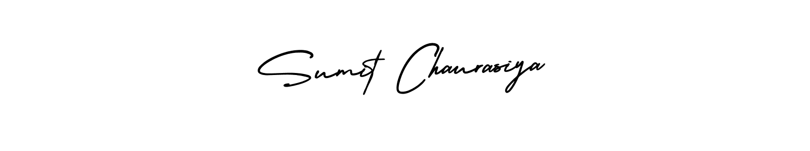 How to make Sumit Chaurasiya name signature. Use AmerikaSignatureDemo-Regular style for creating short signs online. This is the latest handwritten sign. Sumit Chaurasiya signature style 3 images and pictures png