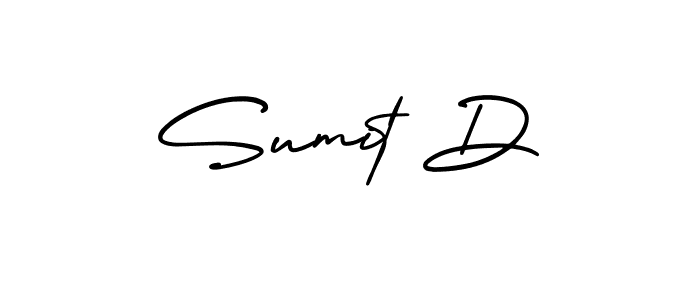 Make a beautiful signature design for name Sumit D. Use this online signature maker to create a handwritten signature for free. Sumit D signature style 3 images and pictures png