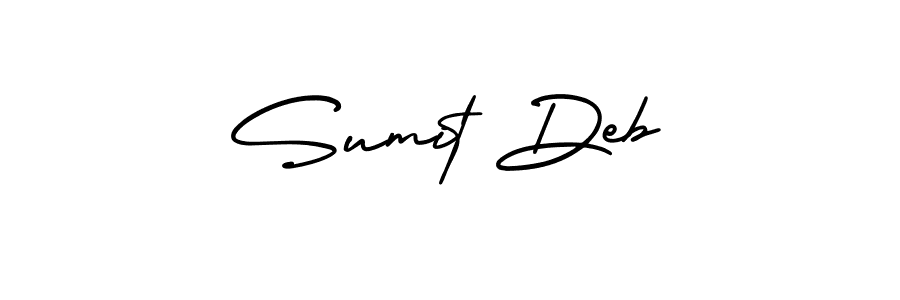 Similarly AmerikaSignatureDemo-Regular is the best handwritten signature design. Signature creator online .You can use it as an online autograph creator for name Sumit Deb. Sumit Deb signature style 3 images and pictures png