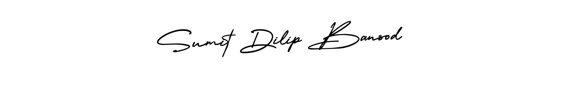 Best and Professional Signature Style for Sumit Dilip Bansod. AmerikaSignatureDemo-Regular Best Signature Style Collection. Sumit Dilip Bansod signature style 3 images and pictures png