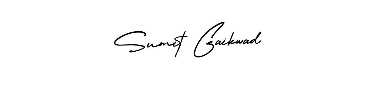 It looks lik you need a new signature style for name Sumit Gaikwad. Design unique handwritten (AmerikaSignatureDemo-Regular) signature with our free signature maker in just a few clicks. Sumit Gaikwad signature style 3 images and pictures png