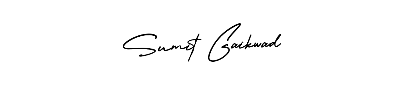 It looks lik you need a new signature style for name Sumit Gaikwad. Design unique handwritten (AmerikaSignatureDemo-Regular) signature with our free signature maker in just a few clicks. Sumit Gaikwad signature style 3 images and pictures png