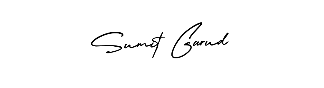 Sumit Garud stylish signature style. Best Handwritten Sign (AmerikaSignatureDemo-Regular) for my name. Handwritten Signature Collection Ideas for my name Sumit Garud. Sumit Garud signature style 3 images and pictures png