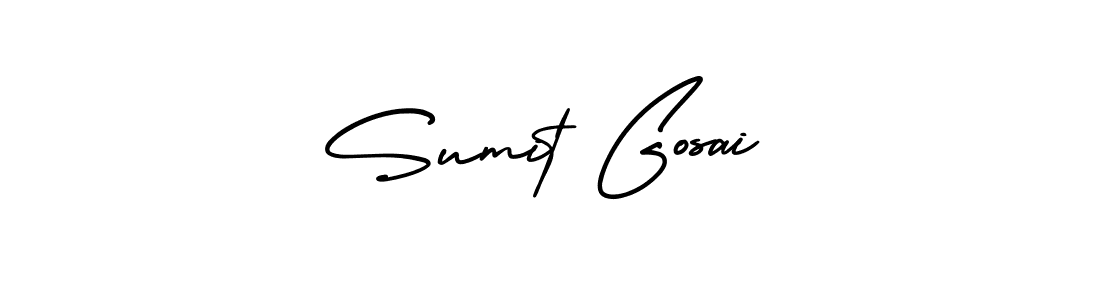 How to make Sumit Gosai signature? AmerikaSignatureDemo-Regular is a professional autograph style. Create handwritten signature for Sumit Gosai name. Sumit Gosai signature style 3 images and pictures png