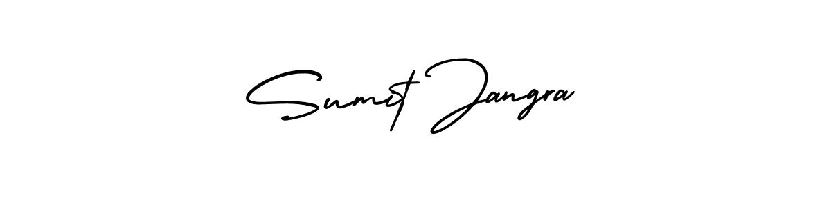 Best and Professional Signature Style for Sumit Jangra. AmerikaSignatureDemo-Regular Best Signature Style Collection. Sumit Jangra signature style 3 images and pictures png