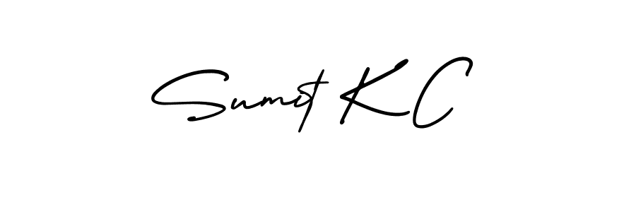 Similarly AmerikaSignatureDemo-Regular is the best handwritten signature design. Signature creator online .You can use it as an online autograph creator for name Sumit K C. Sumit K C signature style 3 images and pictures png