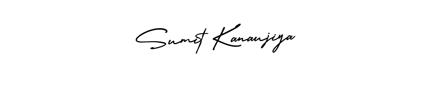 Also You can easily find your signature by using the search form. We will create Sumit Kanaujiya name handwritten signature images for you free of cost using AmerikaSignatureDemo-Regular sign style. Sumit Kanaujiya signature style 3 images and pictures png
