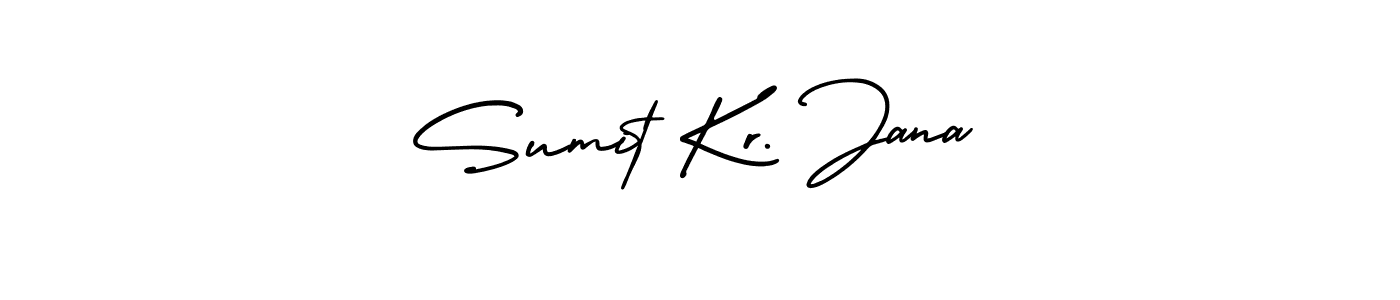 if you are searching for the best signature style for your name Sumit Kr. Jana. so please give up your signature search. here we have designed multiple signature styles  using AmerikaSignatureDemo-Regular. Sumit Kr. Jana signature style 3 images and pictures png