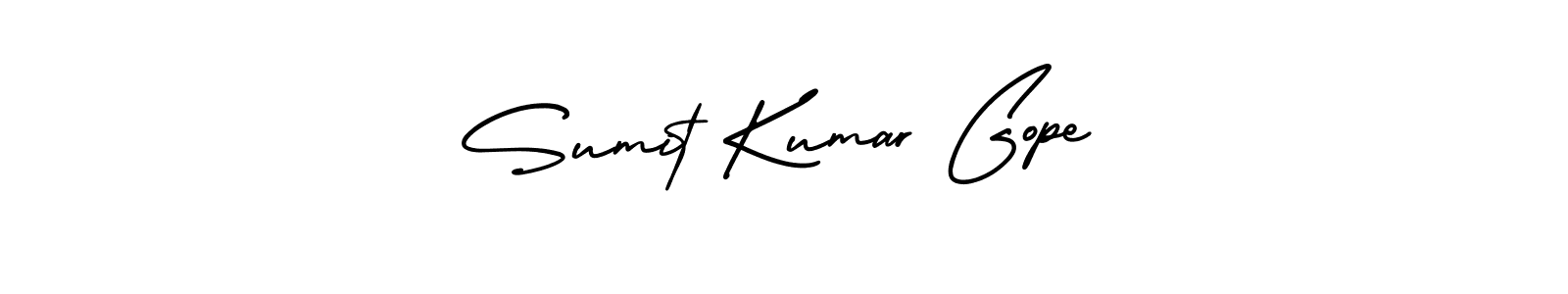 Make a beautiful signature design for name Sumit Kumar Gope. Use this online signature maker to create a handwritten signature for free. Sumit Kumar Gope signature style 3 images and pictures png