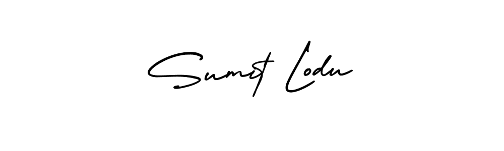 AmerikaSignatureDemo-Regular is a professional signature style that is perfect for those who want to add a touch of class to their signature. It is also a great choice for those who want to make their signature more unique. Get Sumit Lodu name to fancy signature for free. Sumit Lodu signature style 3 images and pictures png