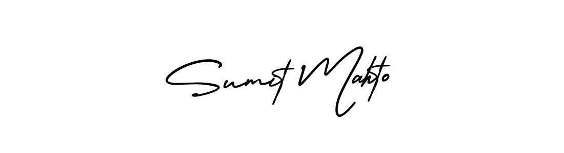 Best and Professional Signature Style for Sumit Mahto. AmerikaSignatureDemo-Regular Best Signature Style Collection. Sumit Mahto signature style 3 images and pictures png