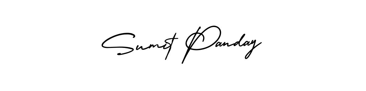It looks lik you need a new signature style for name Sumit Panday. Design unique handwritten (AmerikaSignatureDemo-Regular) signature with our free signature maker in just a few clicks. Sumit Panday signature style 3 images and pictures png