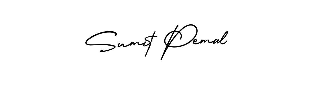 Similarly AmerikaSignatureDemo-Regular is the best handwritten signature design. Signature creator online .You can use it as an online autograph creator for name Sumit Pemal. Sumit Pemal signature style 3 images and pictures png