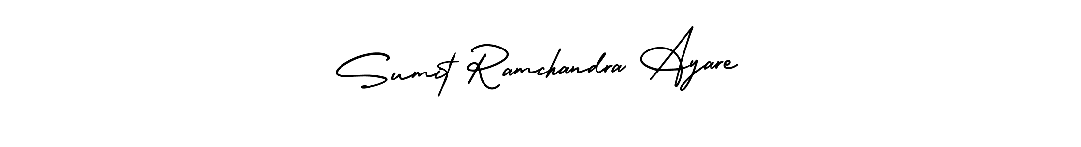 How to make Sumit Ramchandra Ayare signature? AmerikaSignatureDemo-Regular is a professional autograph style. Create handwritten signature for Sumit Ramchandra Ayare name. Sumit Ramchandra Ayare signature style 3 images and pictures png