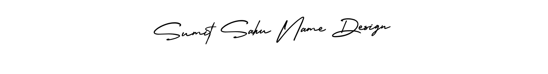 Use a signature maker to create a handwritten signature online. With this signature software, you can design (AmerikaSignatureDemo-Regular) your own signature for name Sumit Sahu Name Design. Sumit Sahu Name Design signature style 3 images and pictures png