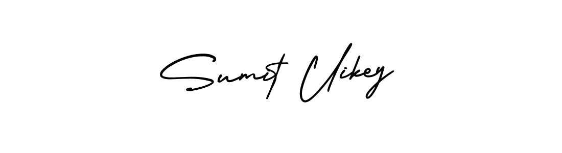 Make a beautiful signature design for name Sumit Uikey. With this signature (AmerikaSignatureDemo-Regular) style, you can create a handwritten signature for free. Sumit Uikey signature style 3 images and pictures png