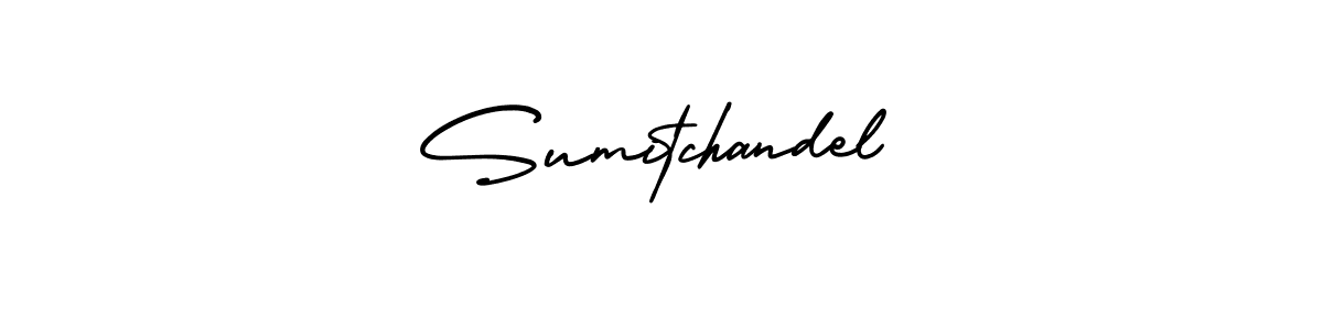 How to Draw Sumitchandel signature style? AmerikaSignatureDemo-Regular is a latest design signature styles for name Sumitchandel. Sumitchandel signature style 3 images and pictures png