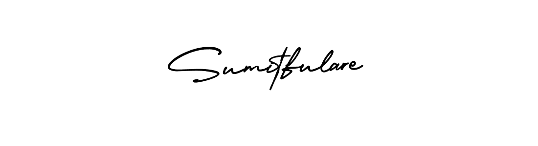How to make Sumitfulare signature? AmerikaSignatureDemo-Regular is a professional autograph style. Create handwritten signature for Sumitfulare name. Sumitfulare signature style 3 images and pictures png