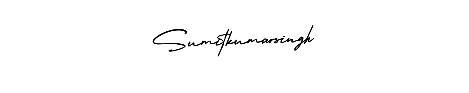 Use a signature maker to create a handwritten signature online. With this signature software, you can design (AmerikaSignatureDemo-Regular) your own signature for name Sumitkumarsingh. Sumitkumarsingh signature style 3 images and pictures png