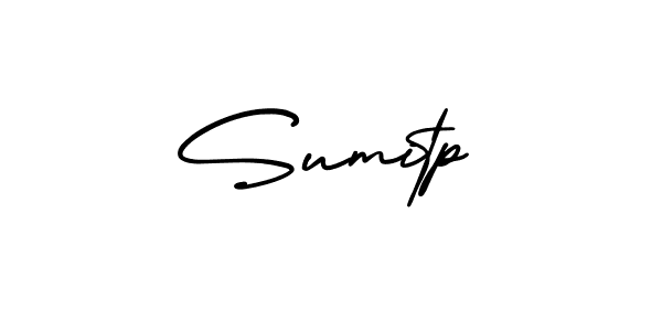 Sumitp stylish signature style. Best Handwritten Sign (AmerikaSignatureDemo-Regular) for my name. Handwritten Signature Collection Ideas for my name Sumitp. Sumitp signature style 3 images and pictures png