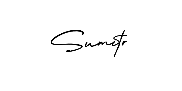 Similarly AmerikaSignatureDemo-Regular is the best handwritten signature design. Signature creator online .You can use it as an online autograph creator for name Sumitr. Sumitr signature style 3 images and pictures png