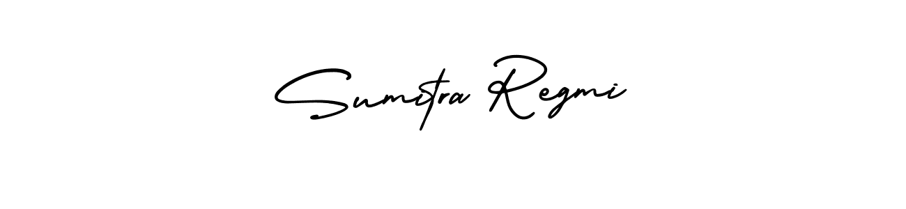 if you are searching for the best signature style for your name Sumitra Regmi. so please give up your signature search. here we have designed multiple signature styles  using AmerikaSignatureDemo-Regular. Sumitra Regmi signature style 3 images and pictures png