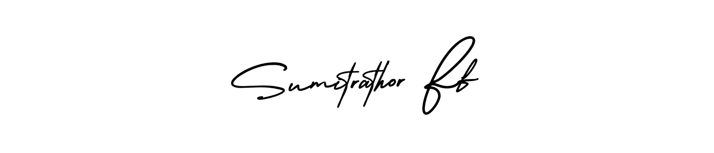 Create a beautiful signature design for name Sumitrathor Ff. With this signature (AmerikaSignatureDemo-Regular) fonts, you can make a handwritten signature for free. Sumitrathor Ff signature style 3 images and pictures png