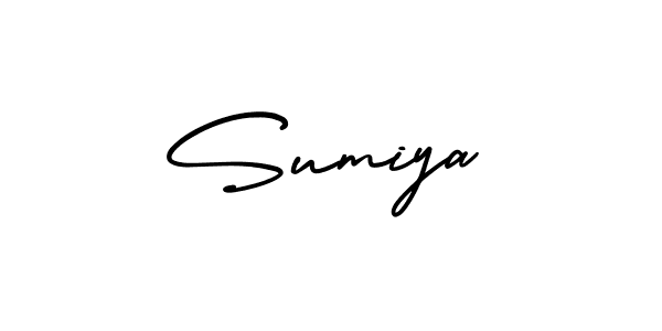 Sumiya stylish signature style. Best Handwritten Sign (AmerikaSignatureDemo-Regular) for my name. Handwritten Signature Collection Ideas for my name Sumiya. Sumiya signature style 3 images and pictures png