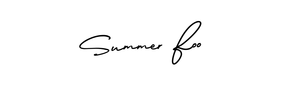 Also we have Summer Foo name is the best signature style. Create professional handwritten signature collection using AmerikaSignatureDemo-Regular autograph style. Summer Foo signature style 3 images and pictures png