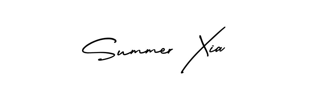 Check out images of Autograph of Summer Xia name. Actor Summer Xia Signature Style. AmerikaSignatureDemo-Regular is a professional sign style online. Summer Xia signature style 3 images and pictures png