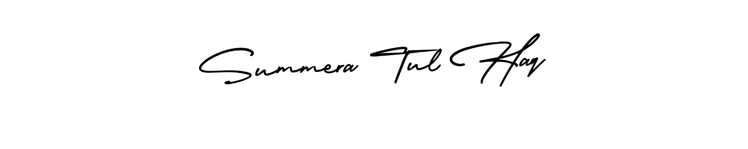 Once you've used our free online signature maker to create your best signature AmerikaSignatureDemo-Regular style, it's time to enjoy all of the benefits that Summera Tul Haq name signing documents. Summera Tul Haq signature style 3 images and pictures png
