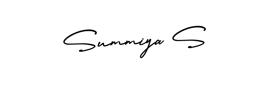 Best and Professional Signature Style for Summiya S. AmerikaSignatureDemo-Regular Best Signature Style Collection. Summiya S signature style 3 images and pictures png