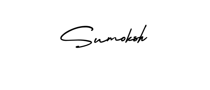 if you are searching for the best signature style for your name Sumoksh. so please give up your signature search. here we have designed multiple signature styles  using AmerikaSignatureDemo-Regular. Sumoksh signature style 3 images and pictures png