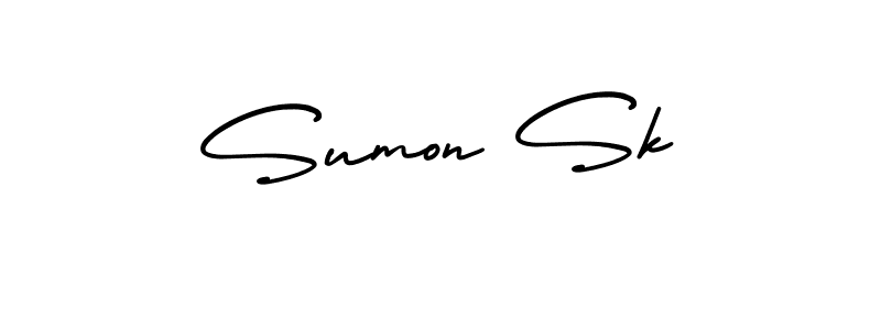 Also we have Sumon Sk name is the best signature style. Create professional handwritten signature collection using AmerikaSignatureDemo-Regular autograph style. Sumon Sk signature style 3 images and pictures png