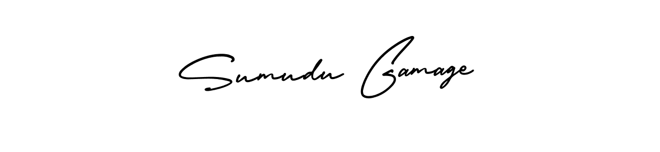 if you are searching for the best signature style for your name Sumudu Gamage. so please give up your signature search. here we have designed multiple signature styles  using AmerikaSignatureDemo-Regular. Sumudu Gamage signature style 3 images and pictures png