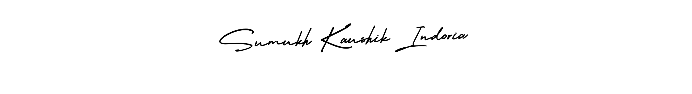 Make a short Sumukh Kaushik Indoria signature style. Manage your documents anywhere anytime using AmerikaSignatureDemo-Regular. Create and add eSignatures, submit forms, share and send files easily. Sumukh Kaushik Indoria signature style 3 images and pictures png