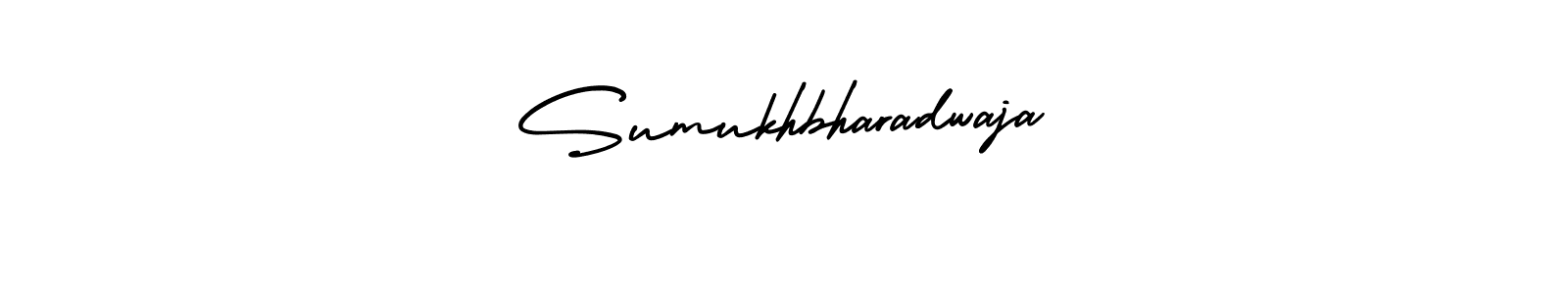 Design your own signature with our free online signature maker. With this signature software, you can create a handwritten (AmerikaSignatureDemo-Regular) signature for name Sumukhbharadwaja. Sumukhbharadwaja signature style 3 images and pictures png