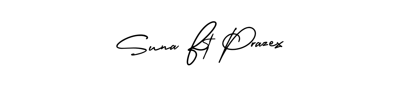 Similarly AmerikaSignatureDemo-Regular is the best handwritten signature design. Signature creator online .You can use it as an online autograph creator for name Suna Ft Prazex. Suna Ft Prazex signature style 3 images and pictures png